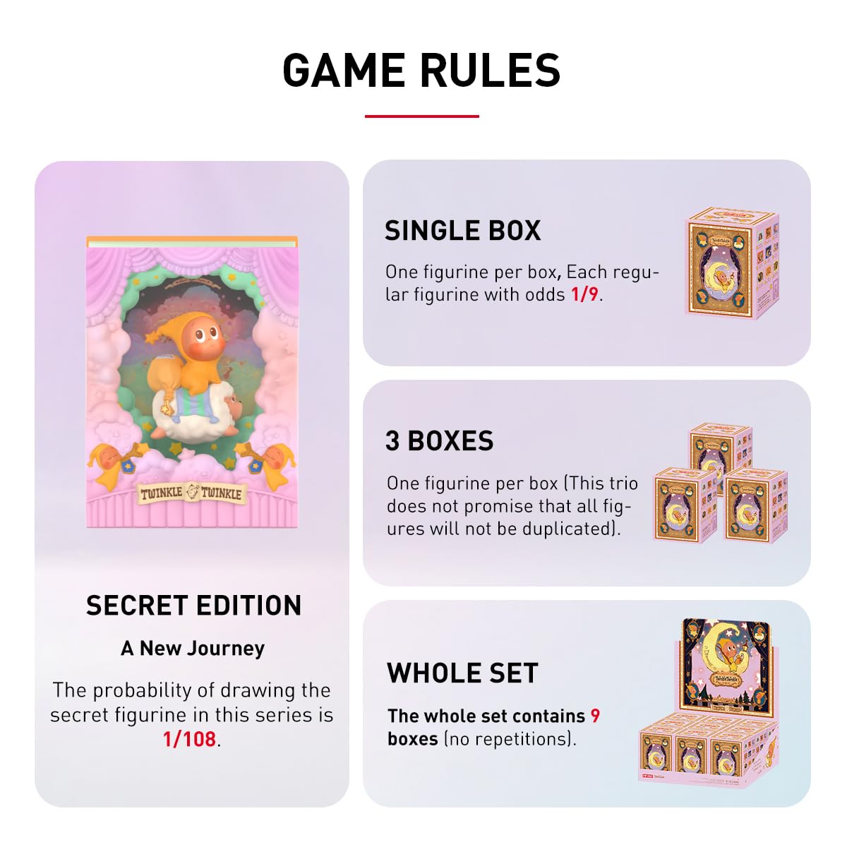 Amazon | POP MART Twinkle Twinkle Light Up シリーズシーンセット