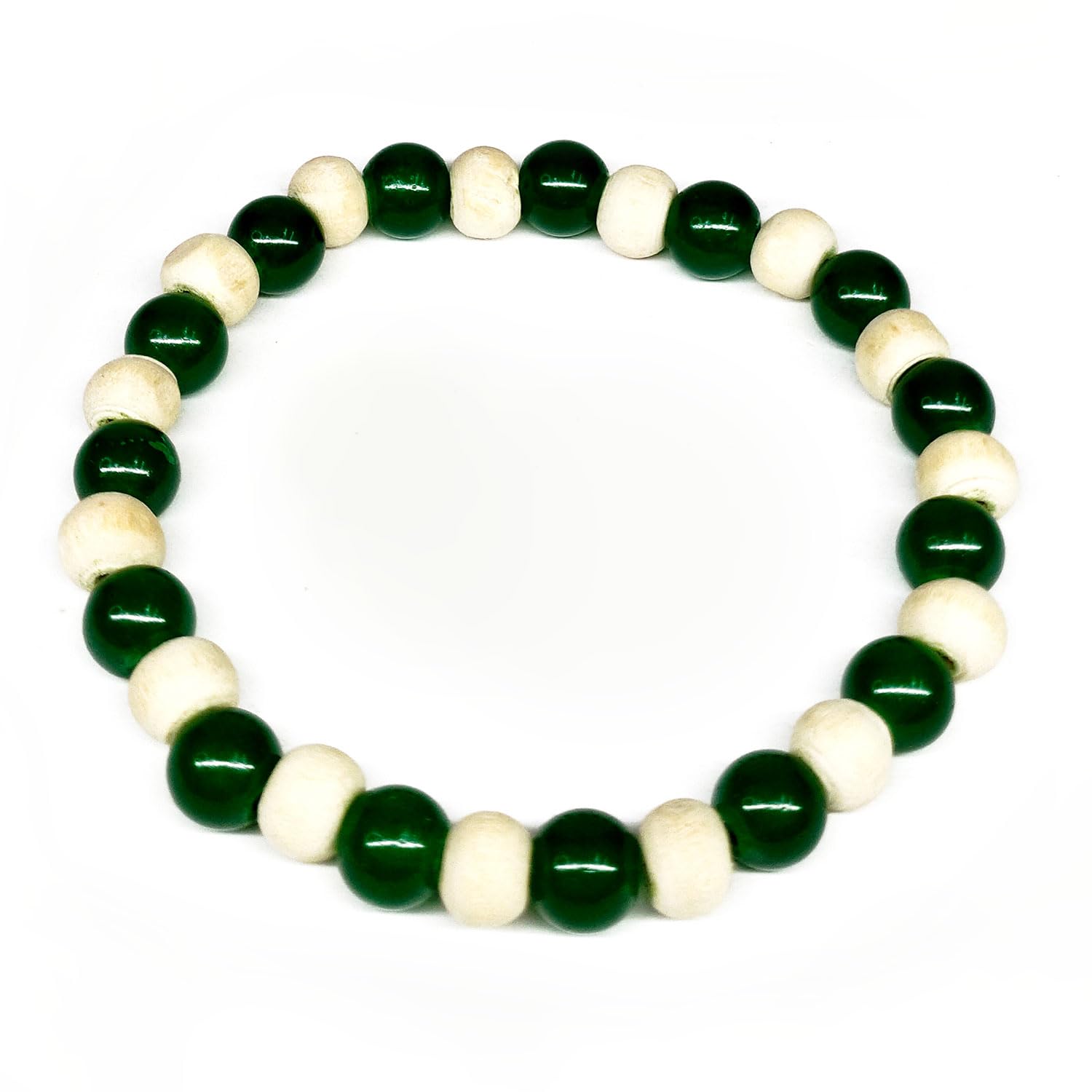 DAIVYA WELLNESS Jewellery Bracelet for Women and Men - Green Jade Tulsi Beads Bracelet Reiki Chakra Crystal Healing Feng Shui Natural Gem Stone| Multi Color Beads | Fashion Jewellery (B0C9CSD2ZZ) Amazon Price History, Amazon Price Tracker