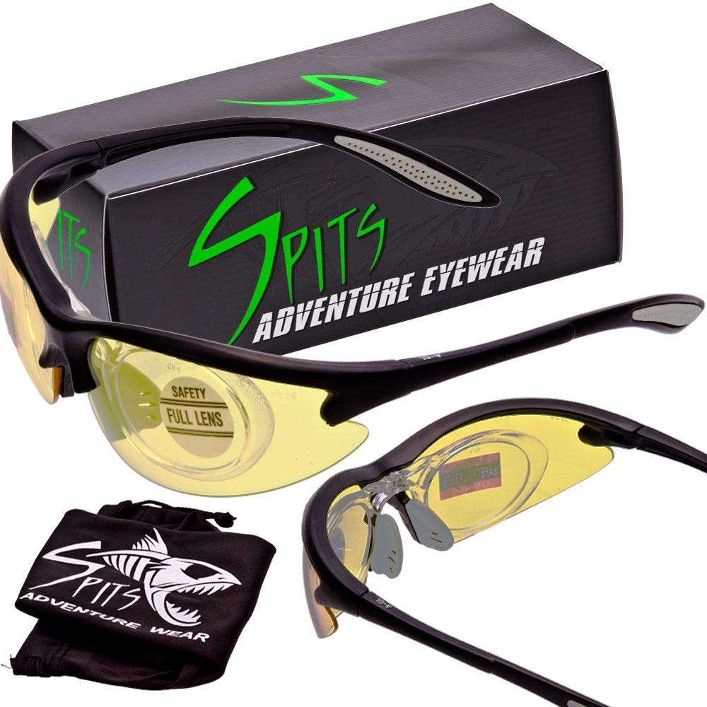 Spits Eyewear 2.50 Full Magnifying Shooting Safety Glasses MAGSHOT Pick Frame & Lens Color