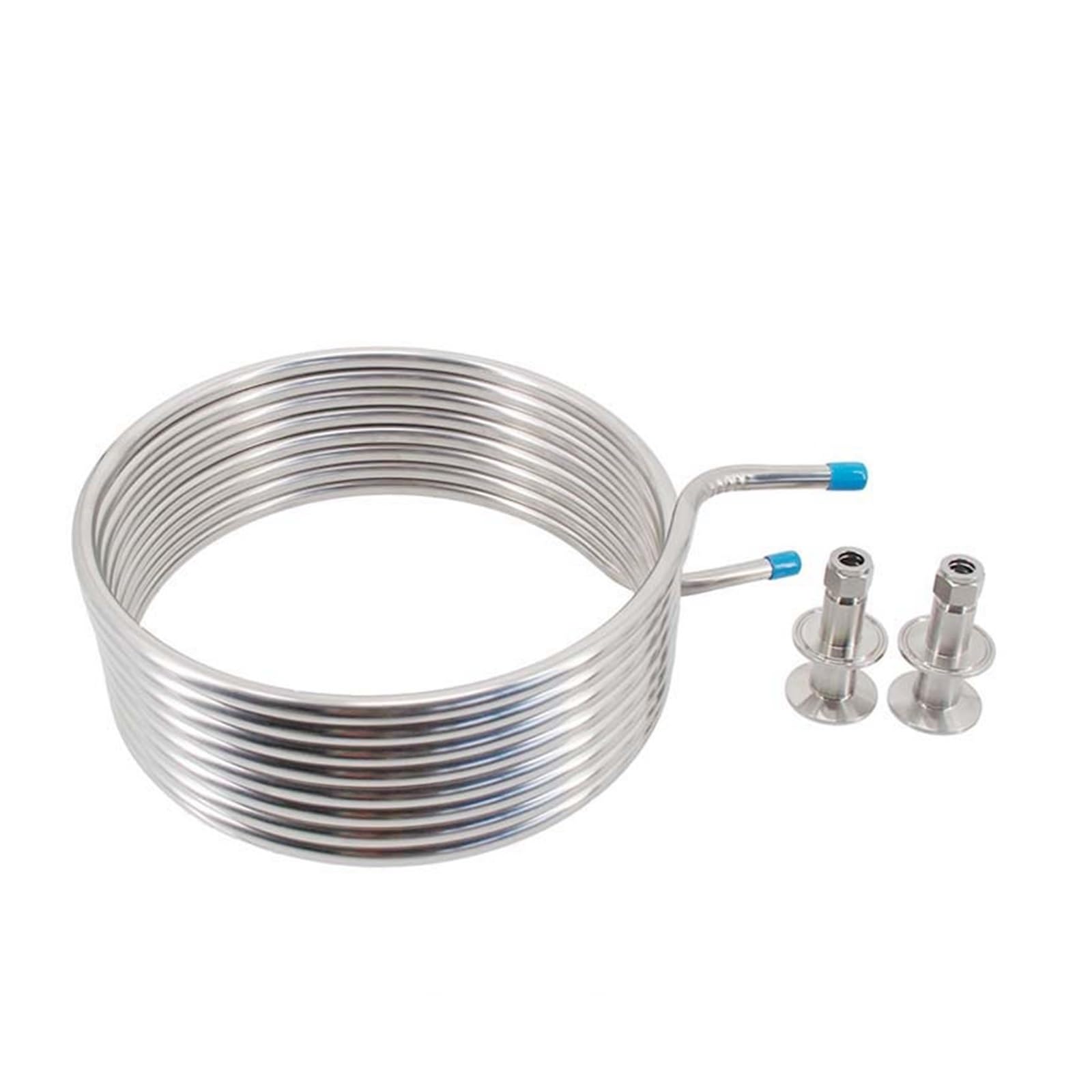 Scambiatore di calore, Di Ammostamento A Ricircolo Di Scambio Termico Da 1,5" 25 Piedi (HERMS) Bobina Da 10"/12" Diametro 1/2" Tubo Con Diametro Esterno Refriratore For Mosto Di Birra Fatto In Casa pe