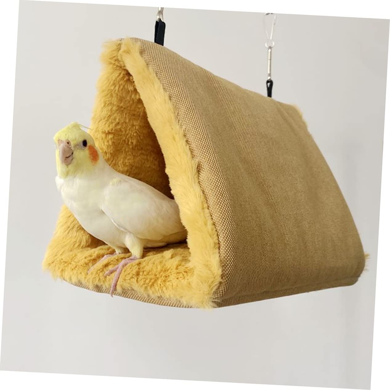 DOITOOL 3 Uds Nido Loro Hamaca Hámster Camas Colgantes Cacatúas Casa Hurón Accesorios Invierno Cálido Nido De Pájaros Casa De Pájaros Nido De Pájaros De Invierno Encantadora Hamaca para