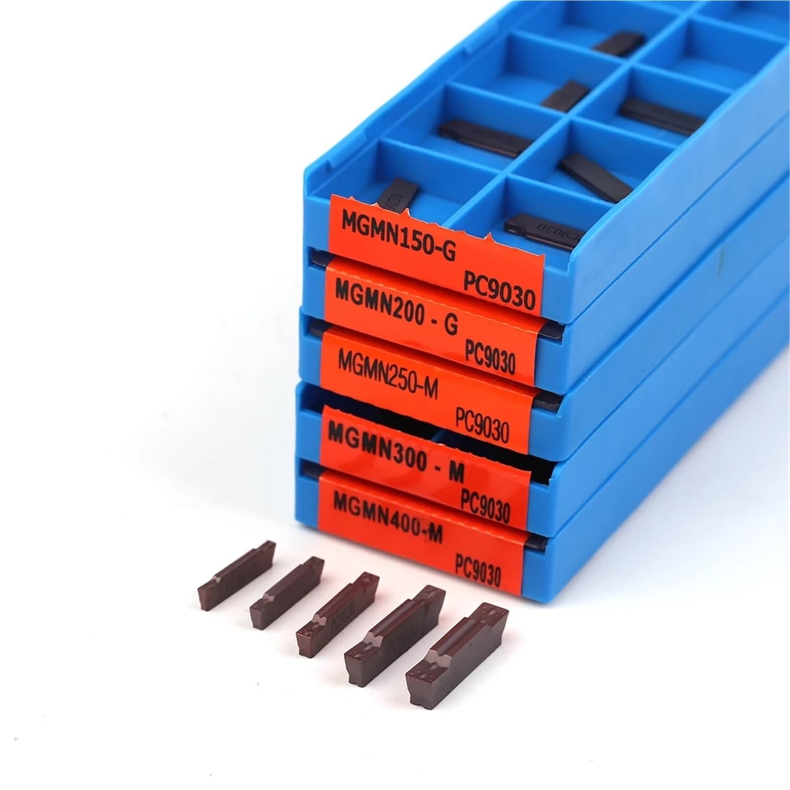 plaquita de torneado, 10 piezas MGMN150 MGMN200 MGMN300 MGMN400 NC3020 NC3030 PC9030, herramienta de ranurado CNC carburo, herramientas torno for torneado metal(MGMN300 M NC3030)