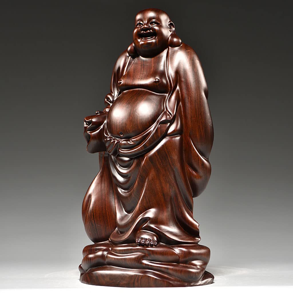 Amazon.co.jp: 布袋さんの置物 七福神 布袋 様 木製フィギュア