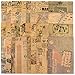 40 szt. papieru do scrapbookingu w stylu retro, 4 style papier dekoracyjny z różnymi wzorami, do scrapbookingu, albumów fotograficznych, kalendarzy, rękodzieła itp. (14,8 x 21 cm)