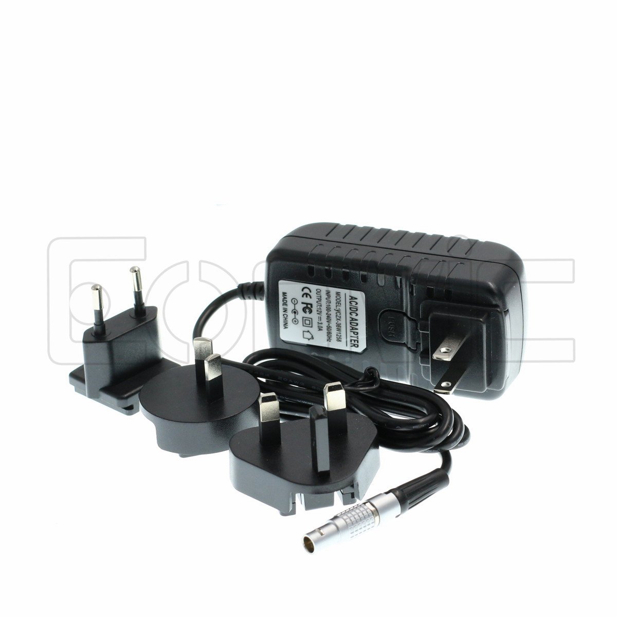 de 2 Pines para Cable Adaptador de alimentación AC teradek con Nosotros UE enchufes