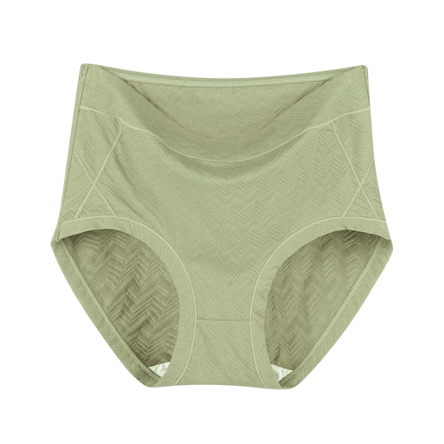 Womens Plus Size Panty Underwear Cotton High Waist Full Coverage Brief Soft Panties Stretch Bikini Lingerie Underpants