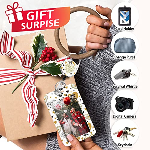 Id Badge Holder With Lanyard,Heart Retractable Lanyard Id Badge Card Holders With Clip For Teacher,Nurse Office Work #TOP6