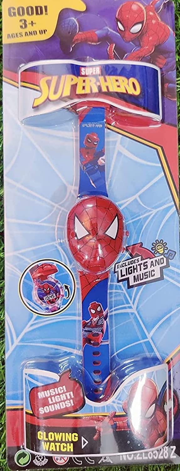 MY PARTY SUPPLIERS Silicone Watch for Boys on The Team of Cartoon Kids Light Glowing Watch with Light Music and Face Cover Multicolor Led Digital Light Kid Watch/Light Watch for Children - Image 5 thumbnail