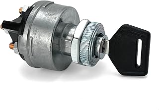 MGI SpeedWare 4-Position Universal Ignition Key Switch 12v, Acc/Off/IGN/(Start)