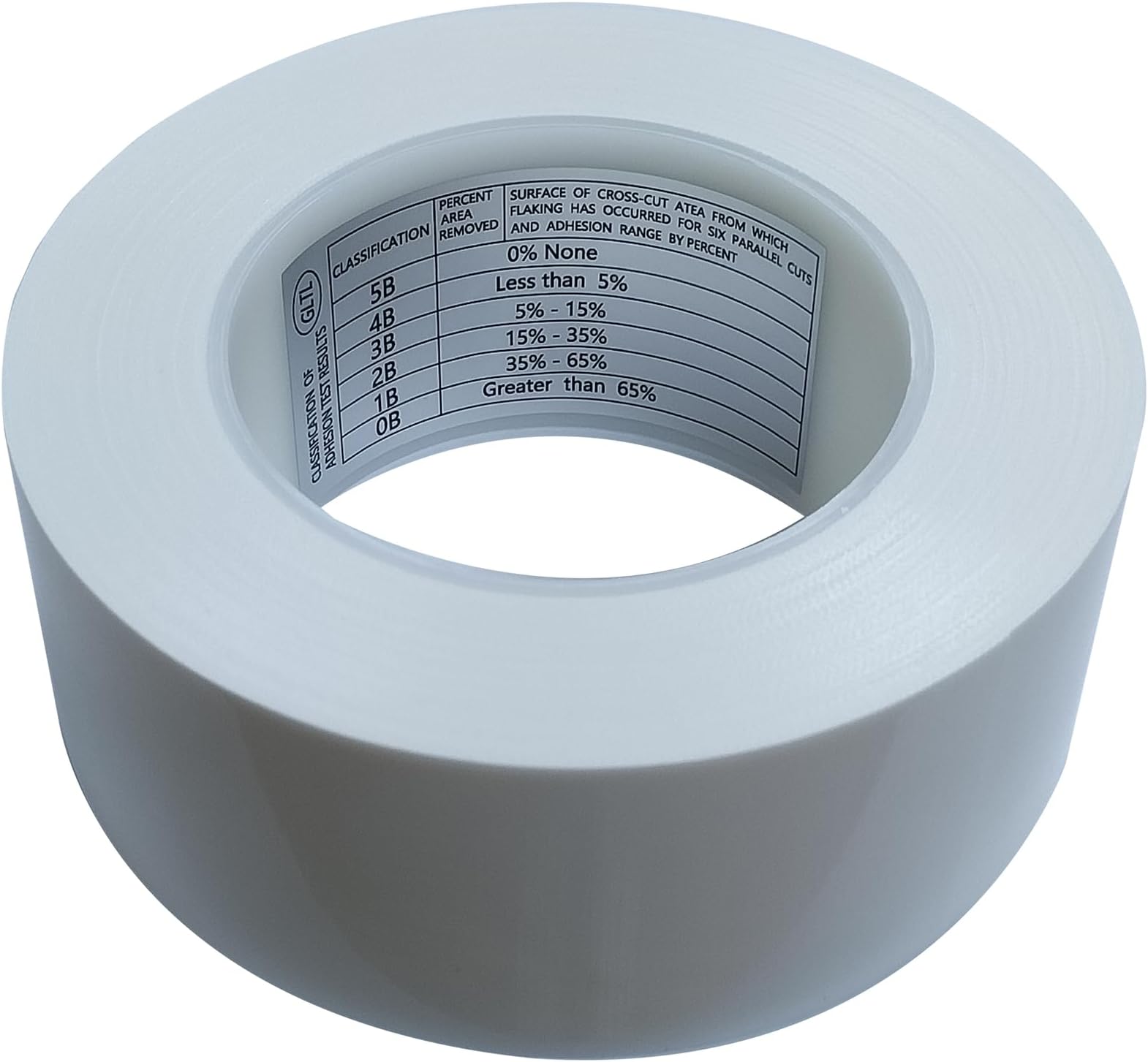 ASTM D3359 Cross Hatch Adhesion Test Tape No Residue Fibre Base L=20M White