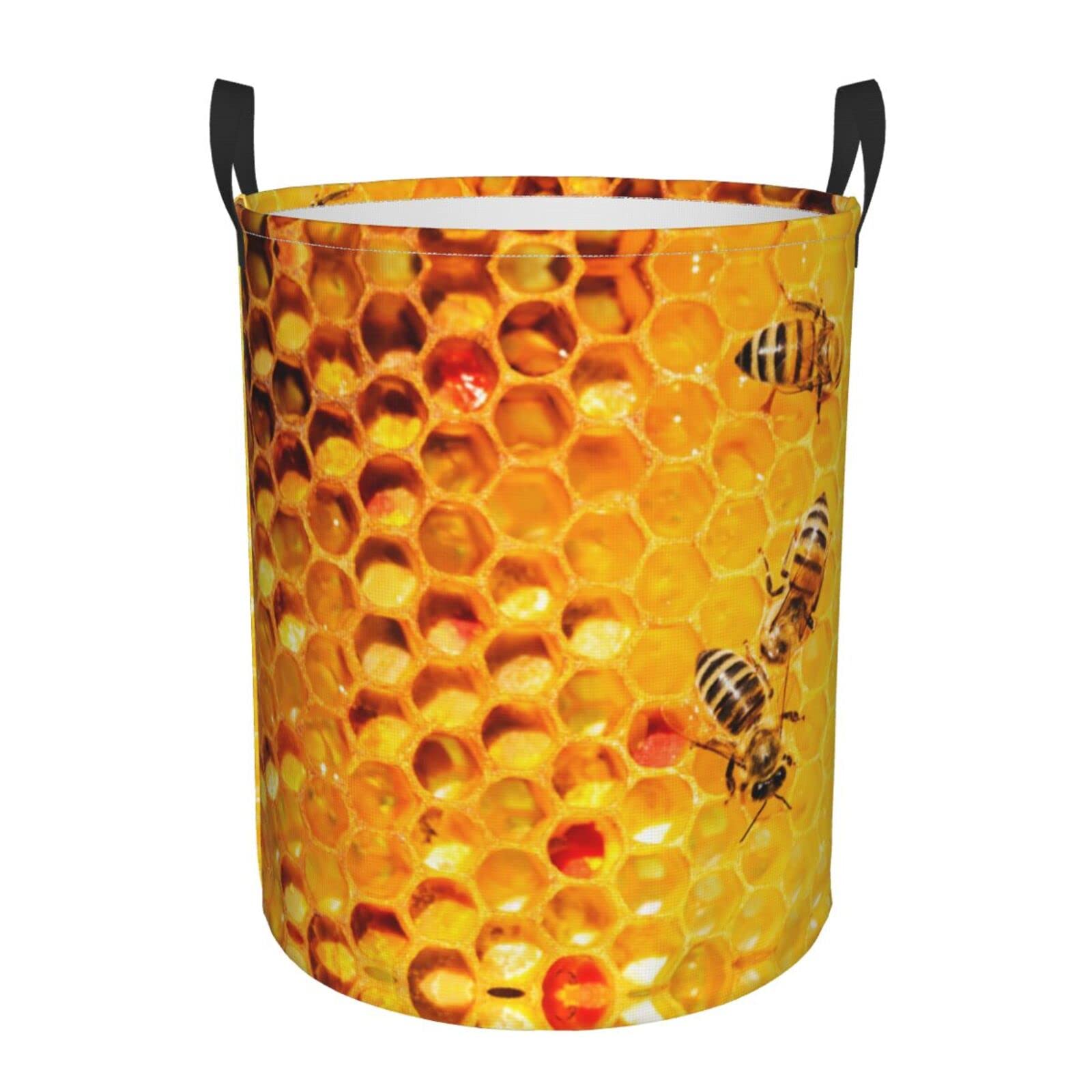 Grand panier à linge en nid d'abeille anti-humidité pour retrouver une chambre sereine