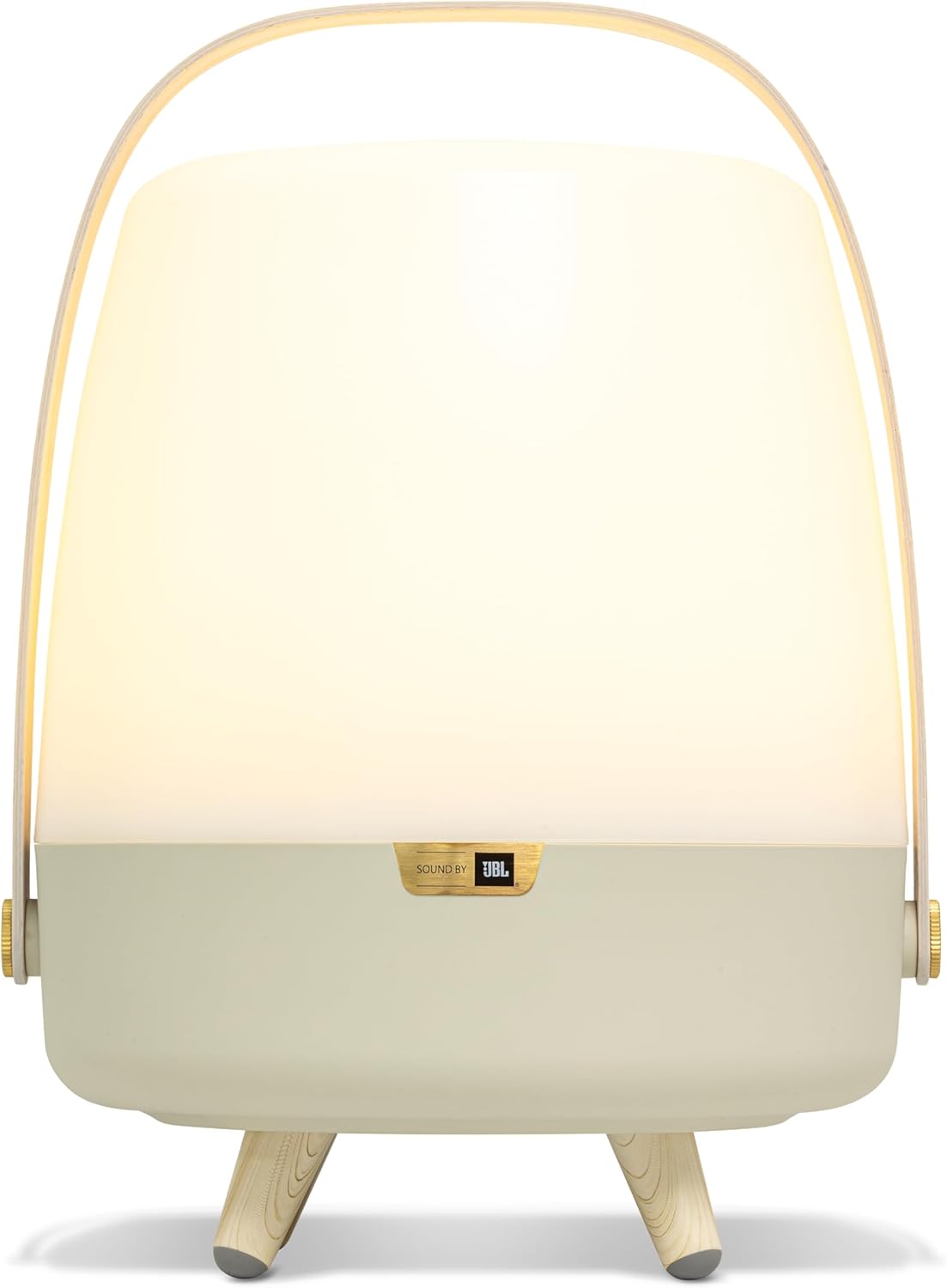 Kooduu Bluetooth Speaker Lamp with Sound by JBL - Cordless, Rechargeable Speaker & Lamp for Indoor/Outdoor Use, Sand
