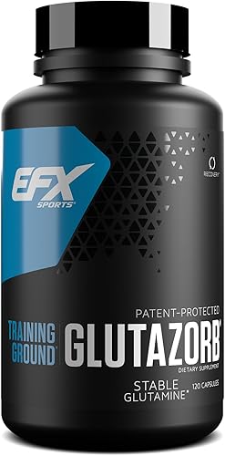 Miniatura 10 de EFX Sports Training Ground Glutazorb Caps  Suplemento de píldora de glutamina altamente concentrado, pH correcto, digestión y apoyo inmunológico,
