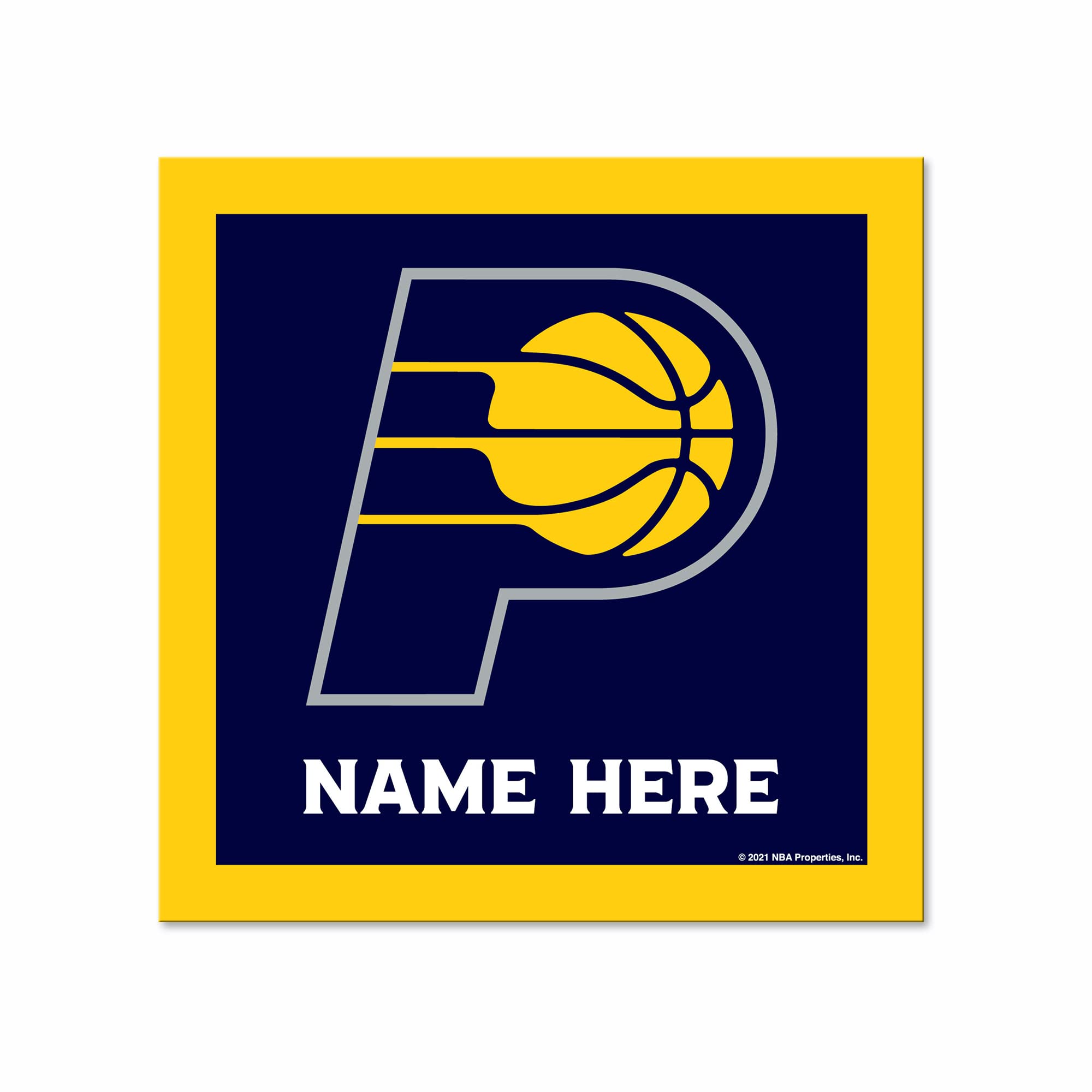 Rico Industries NBA Basketball Indiana Pacers Personalized 23