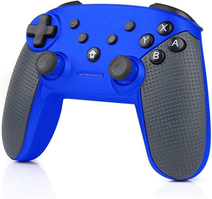 CHENGDAO Wireless Switch Pro Controller High Performance Gamepad for Nintendo Switch Console with Gyro Axis, Turbo and Dual Vibration - Blue