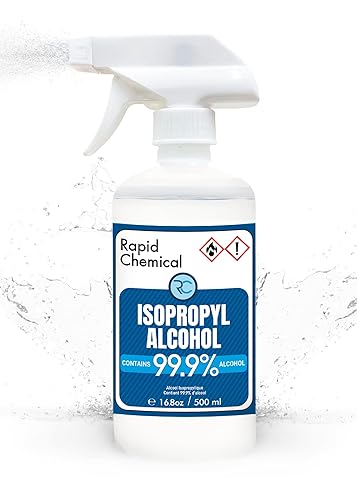 Spray de alcohol isopropílico al 99 %, grado USP, aerosol de alcohol para frotar, botella de aerosol de alcohol para frotar al 99 % (17 onzas
