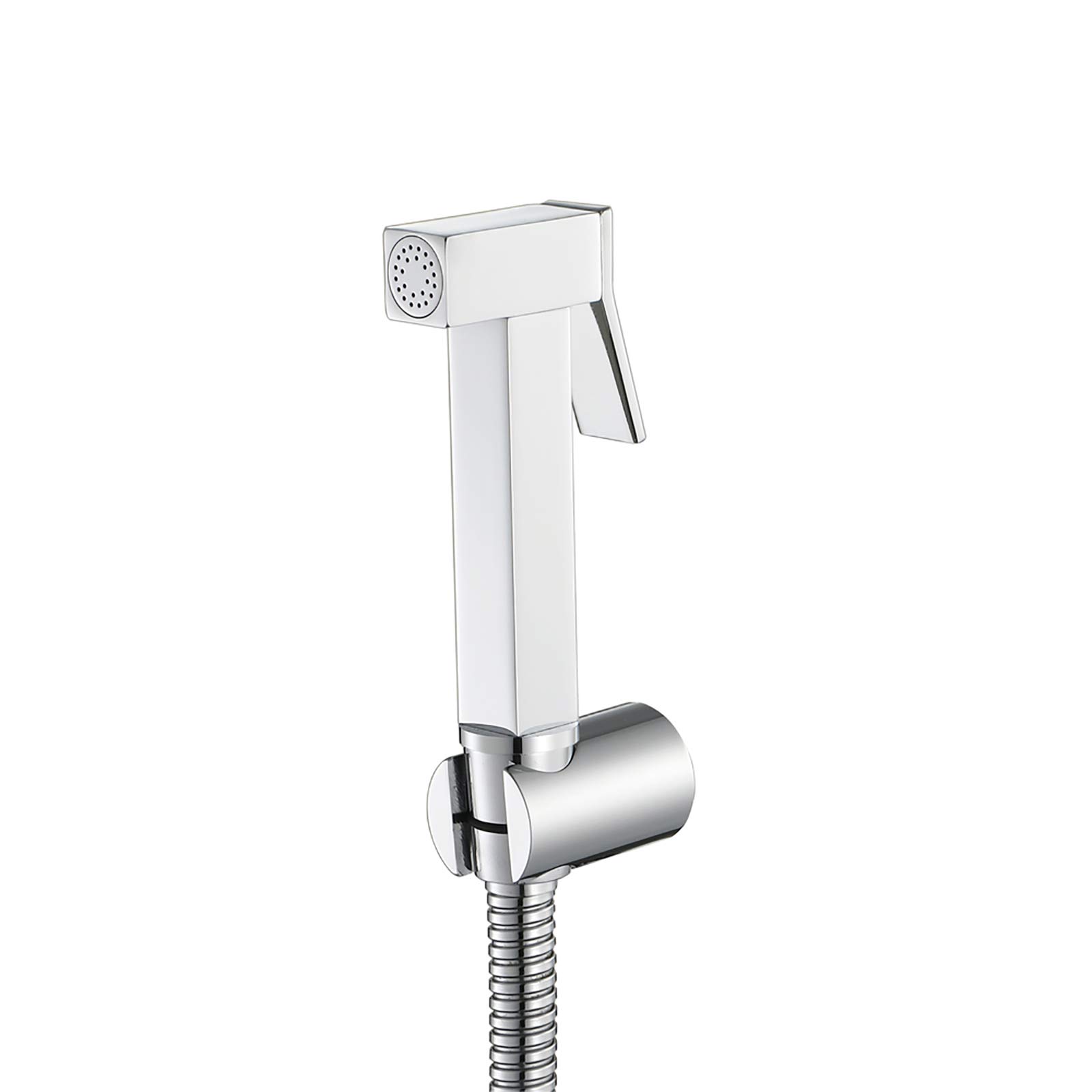 Kit de pulvérisateur de bidet de salle de bain en laiton chromé haut de gamme