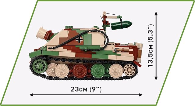 Foto 6 de 8 de COBI Historical Collection 2585 - Sturmmorser Tiger Sturmt 2585 de la Segunda Guerra Mundial