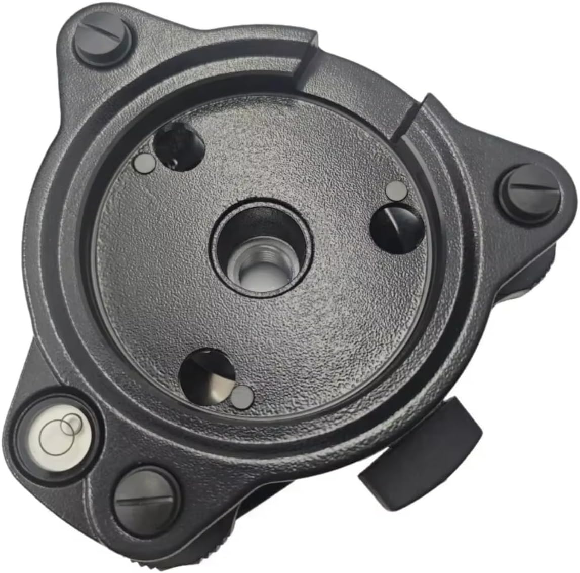 Surveying Standard Tribrach for Sokkia for Topcon Total Station Theodolite GNSS GPS Tribrach with Optical Plummet, Black