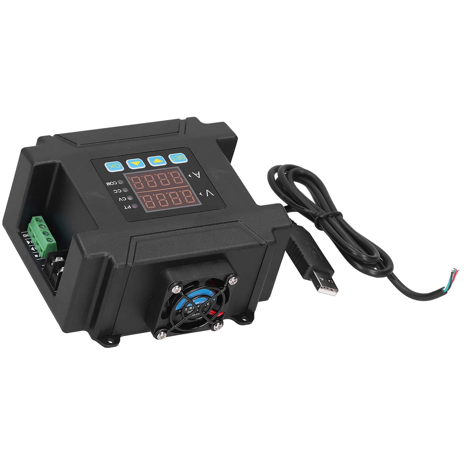 Modulo display LCD con alimentatore regolato digitale regolabile Sicurezza di precisione efficiente per gli appassionati del fai da te