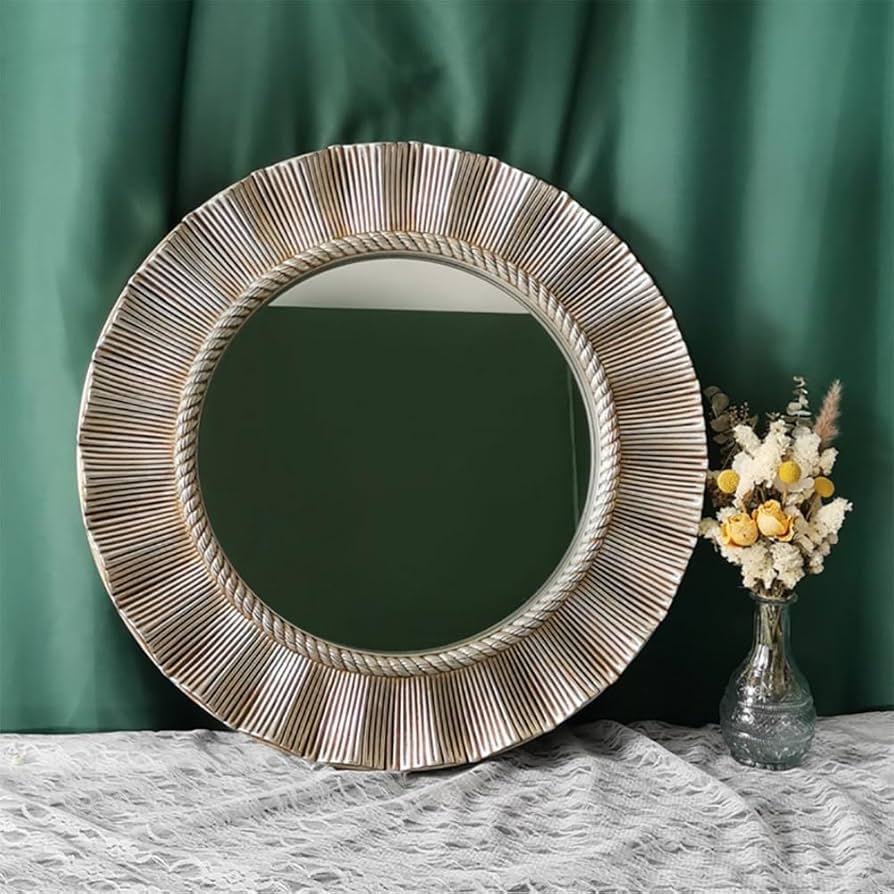 ウォールミラー/壁掛け鏡/フレンチ/アンティーク Amazon.co.jp: ZYBOWAYL ヴィンテージウォールミラーフレンチ