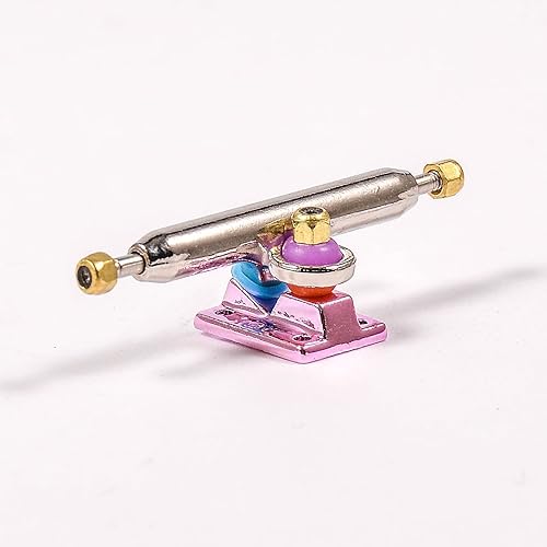 Miniatura 2 de RACOFSB Camiones de diapasón con bujes de uretano mejorados y copa de pivote, 1.339 in 1.260 in de ancho, pin principal normal (rosa, 1.339 in)