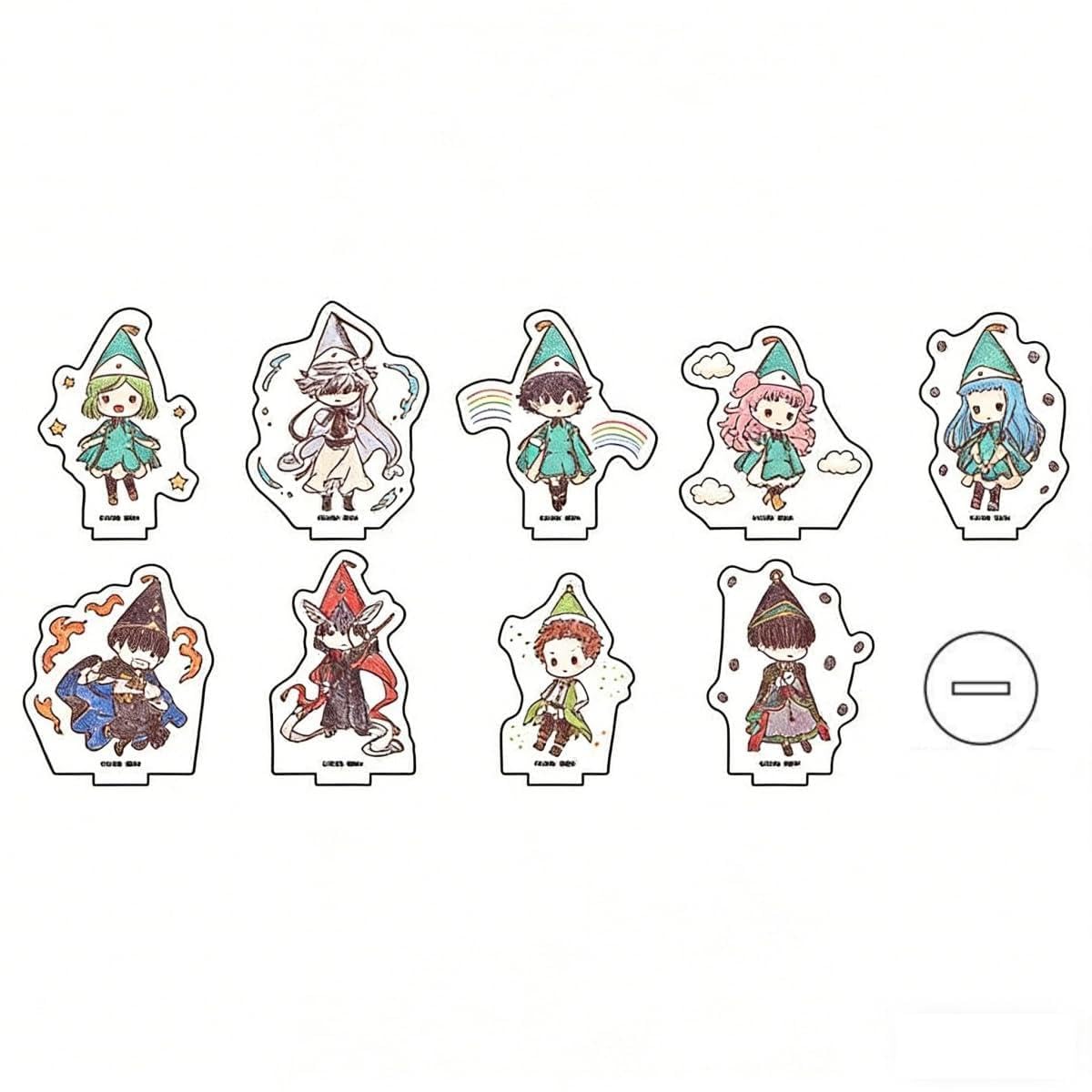 Amazon.co.jp: [HIWOWO]とんがり帽子のアトリエ アクリルスタンド 9点