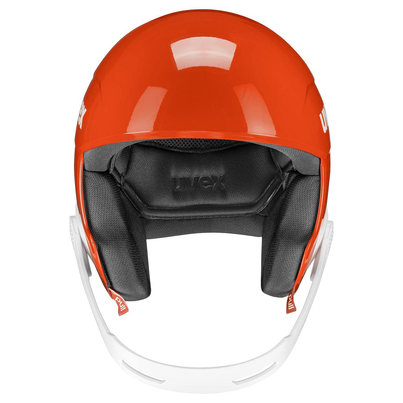 uvex invictus, casco da sci robusto unisex, aerazione ottimizzata, imbottitura per le guance in caso d'emergenza, fierce red, 58-59 cm