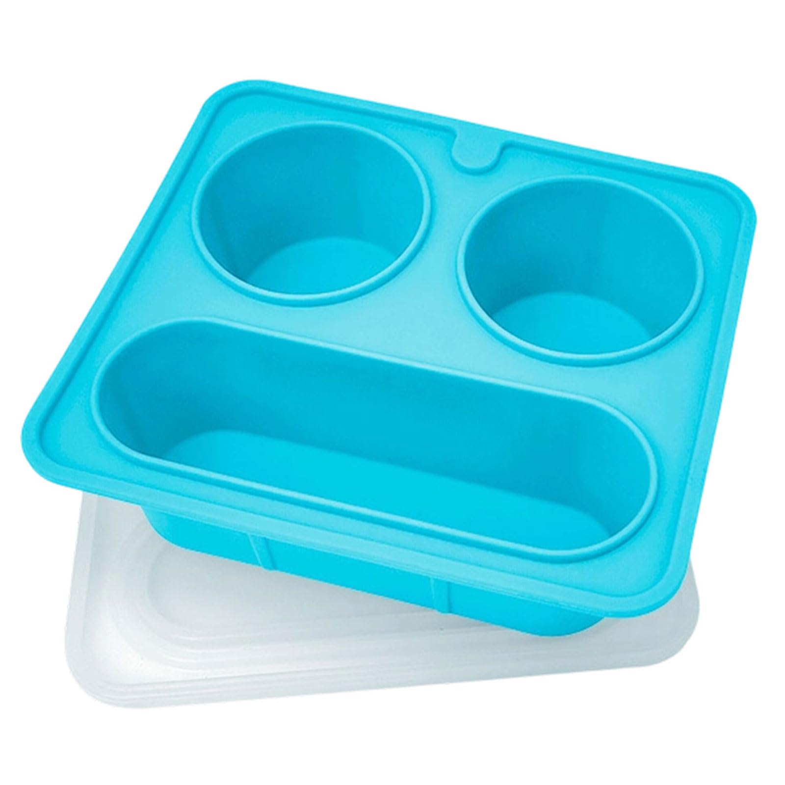 hogtnd Sturdy Cooks Grade Silicone Ice Maker with Sturdy Lid Ensures Mess Release Ice Preparation for Bartenders and Hosts Irish Freezing Block Tray