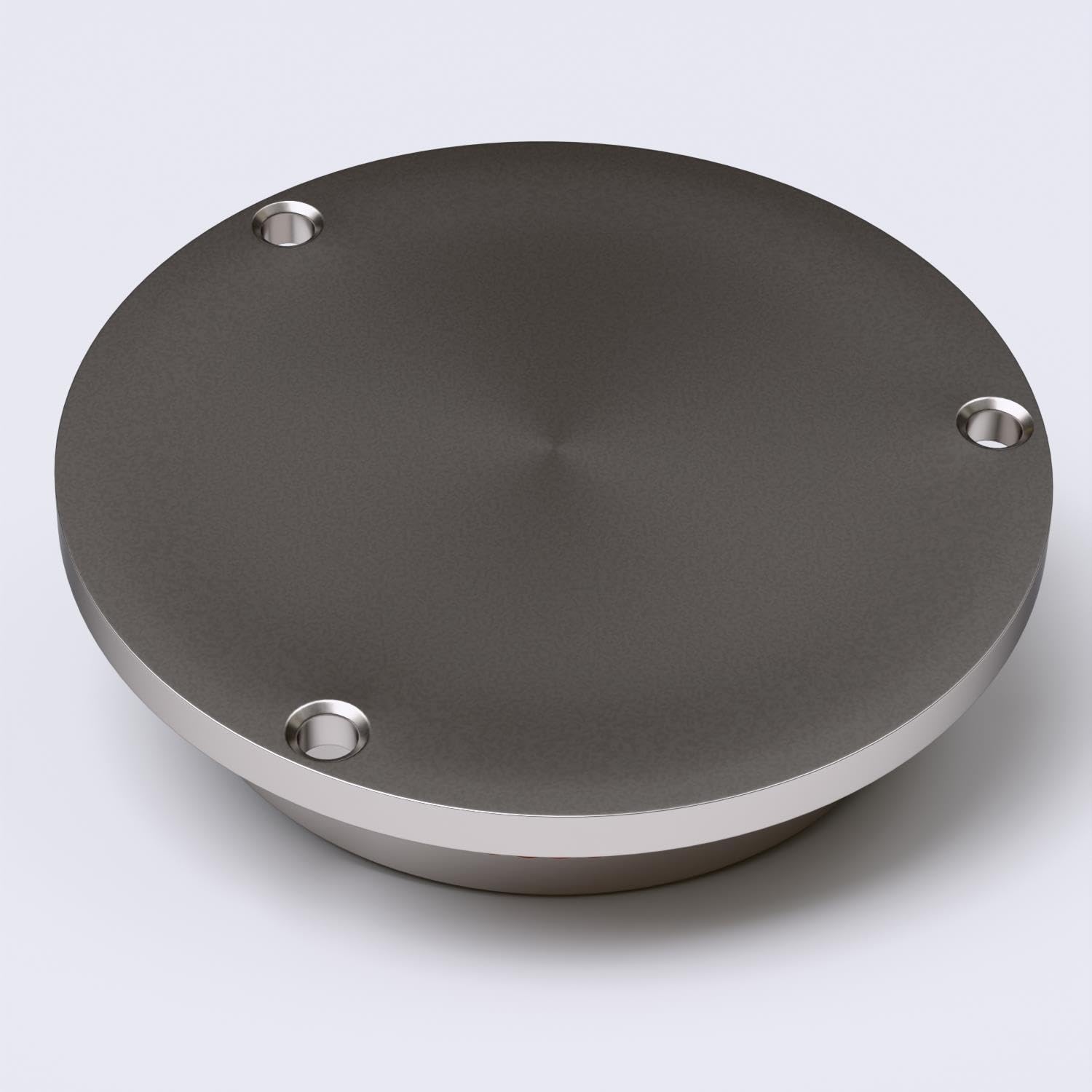 Dosenlibelle 90 mm, geflanschte große Metall-Wasserwaage mit Gradangabe, grün