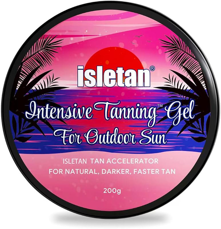 Gel bronzeador intensivo de pêssego isletan, 200 g