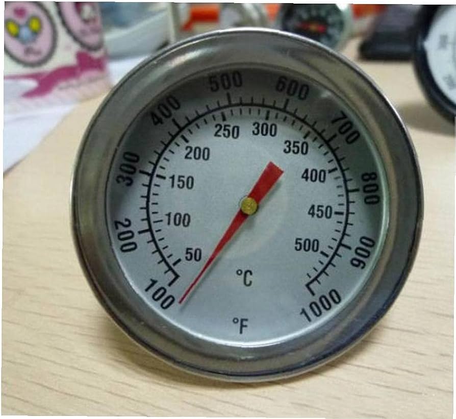 Amazon｜温度計 50-500度 三線軌条 燻製 ピザ窯 薪ストーブ 調理用