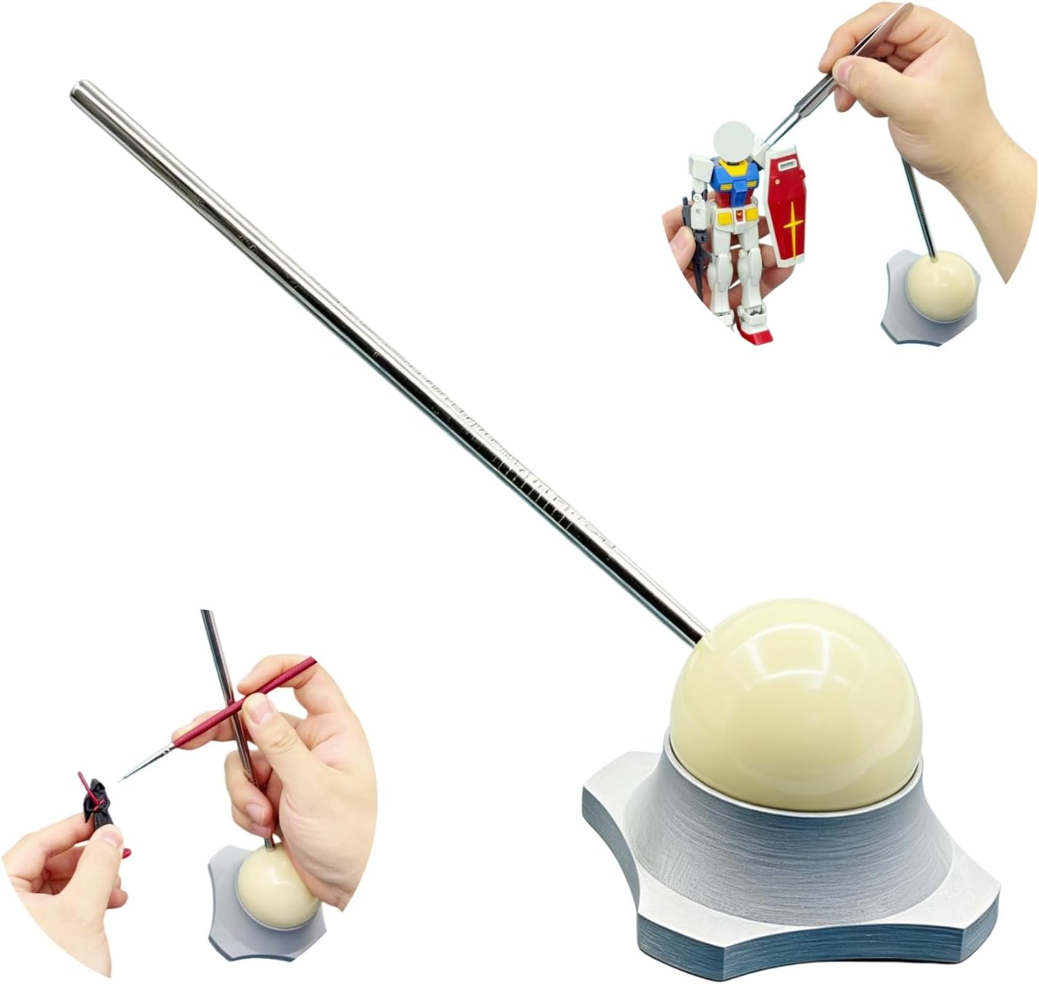 Hand Stabilizer for Model Painting, 360° Rotatable Hobby Support Tool