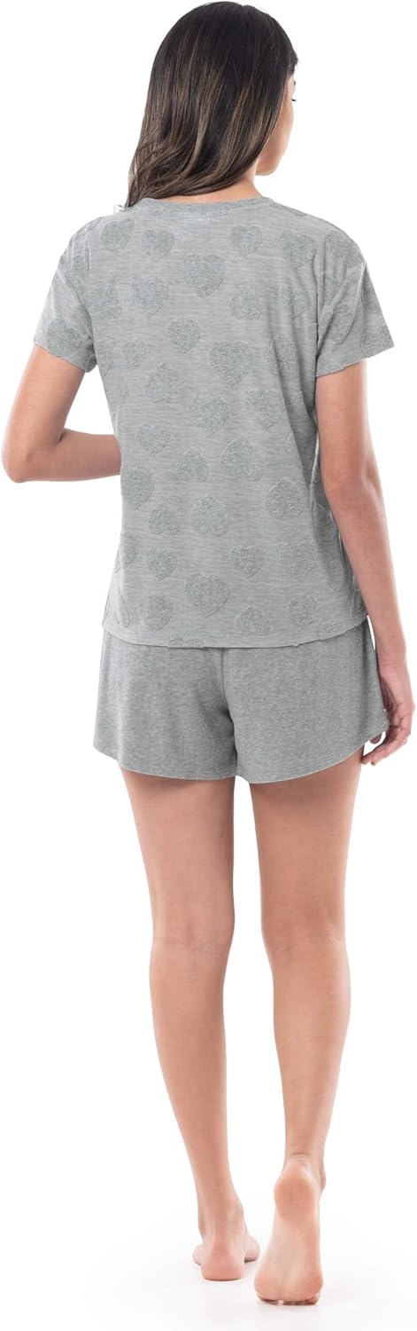 Fruit of the Loom Women's Beyondsoft Sleep Tee and Shorts Set - Image 2