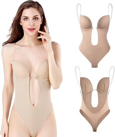 Amazon.com: Invishaper - Sujetador moldeador de cuerpo sin espalda  profunda, brasier sexy en V profundo, sin tirantes sin espalda para vestido  de espalda baja : Ropa, Zapatos y Joyería