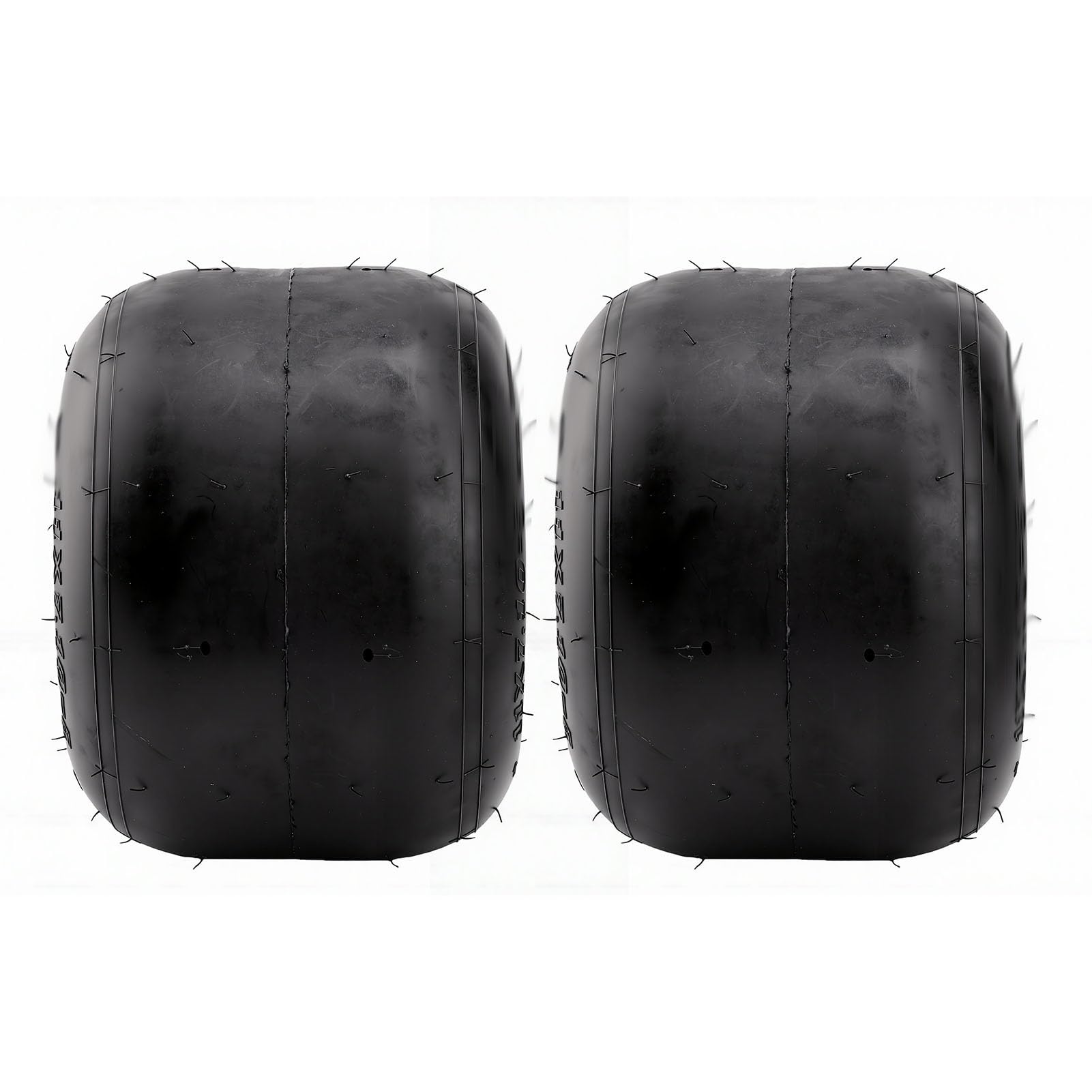 Fydun Tylna Opona do Gokarta Opona Wyścigowa Kart Tylne Koło 11x7,10-5 Tubeless Slick 4PR Wstępnie Zamontowana na Lekkiej Obręczy ze Stopu Aluminium do Wózka Wyścigowego Quad