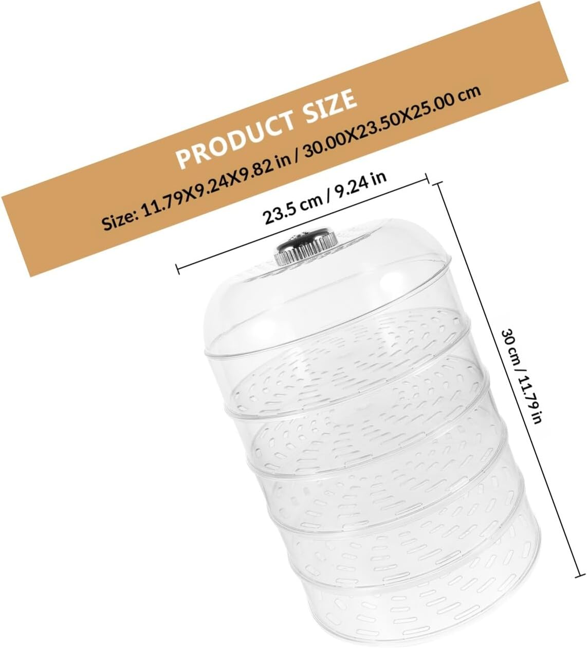 Alipis Insulated Food Cover Mesh Vegetable Protector 5-layer Dustproof Fresh-keeping Cuisine Cover for Home Kitchen Dining