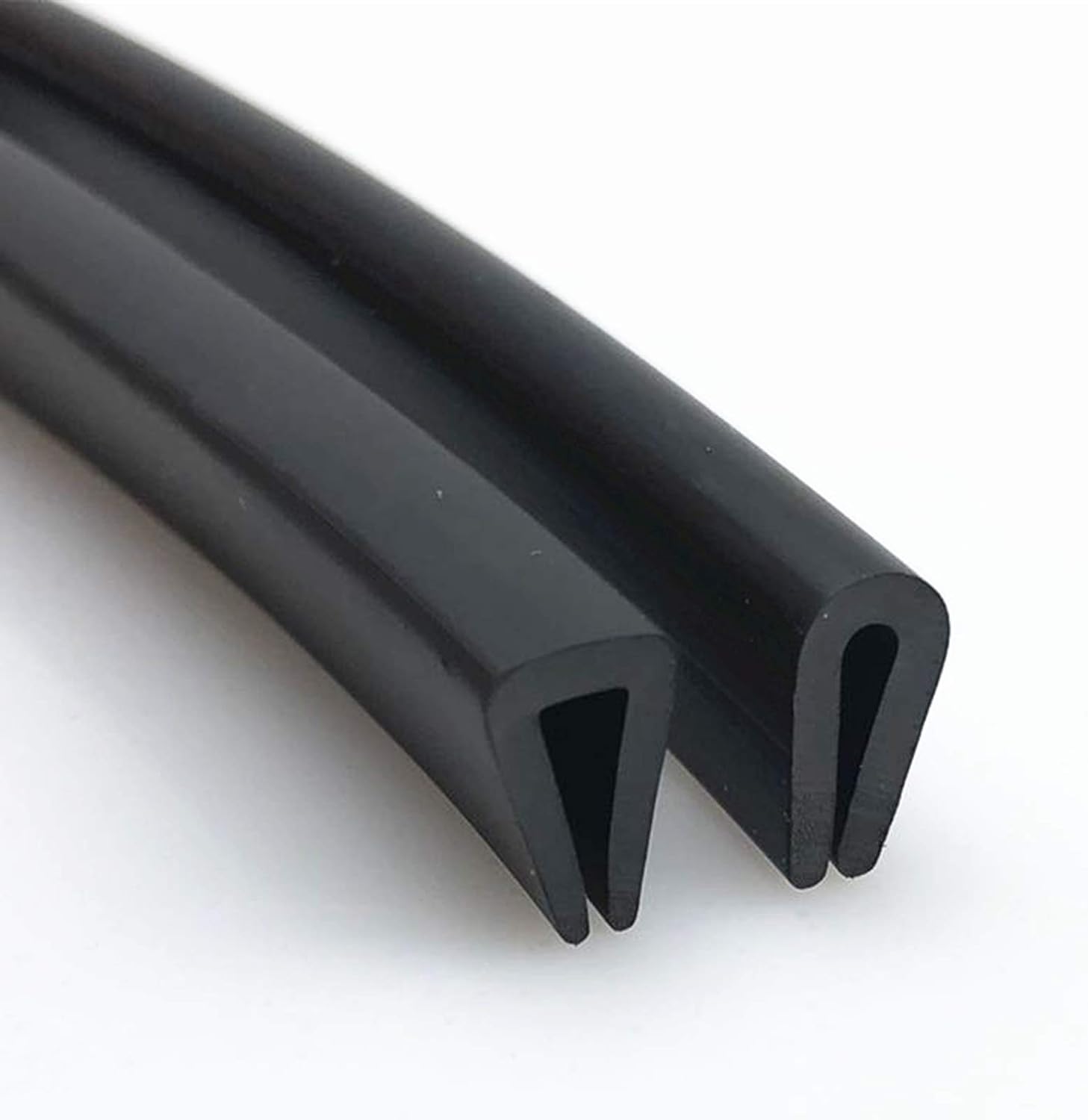 U-Shaped Rubber Sealing Strip Height×Width 15×7-25×7mm Length 5 Meter Wear Resistance Edge Protector,15×7mm