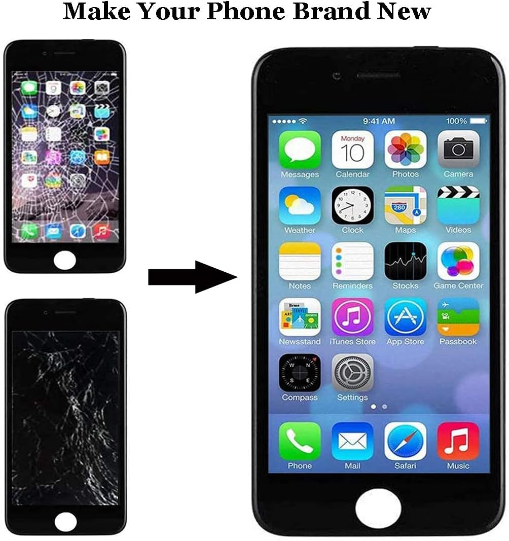 Hottest Sale Compatible for iPhone 8 Plus Screen Replacement 5.5 Inch, LCD Digitizer Screen for A1897 A1864 Assembly with Repair Tool Kits (Screen for iPhone 8 Plus Black) Super Sale 🛒 Compatible for iPhone 8 Plus Screen Replacement 5.5 Inch, LCD Digitizer Screen for A1897 A1864 Assembly with Repair Tool Kits (Screen for iPhone 8 Plus Black)