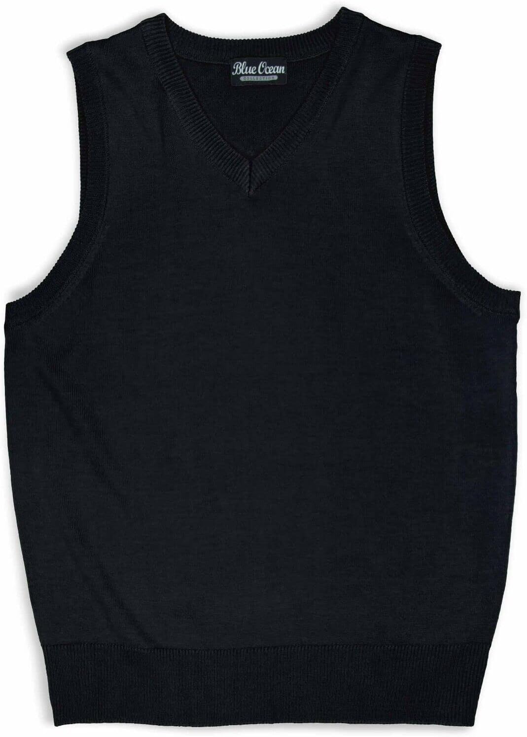 Blue Ocean Boys/Toddlers Solid Color Sweater Vest