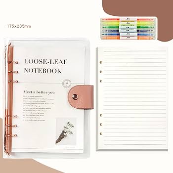 まるページ Amazon | うさまる ノート システム手帳 6穴リング PU レザー