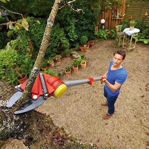 WOLF-Garten - 2-schneidige Baumschere POWER DUAL CUT RR 400 T; 73ACA002650, Aluminium / Rot / Gelb