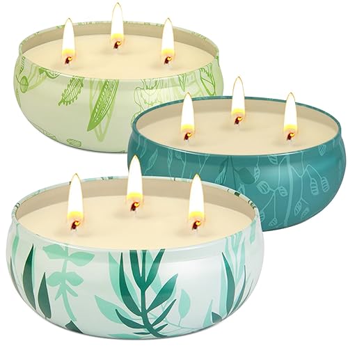 Citronella Candles Outdoor, Large Citronella Candle Outdoor for Patio, 3
