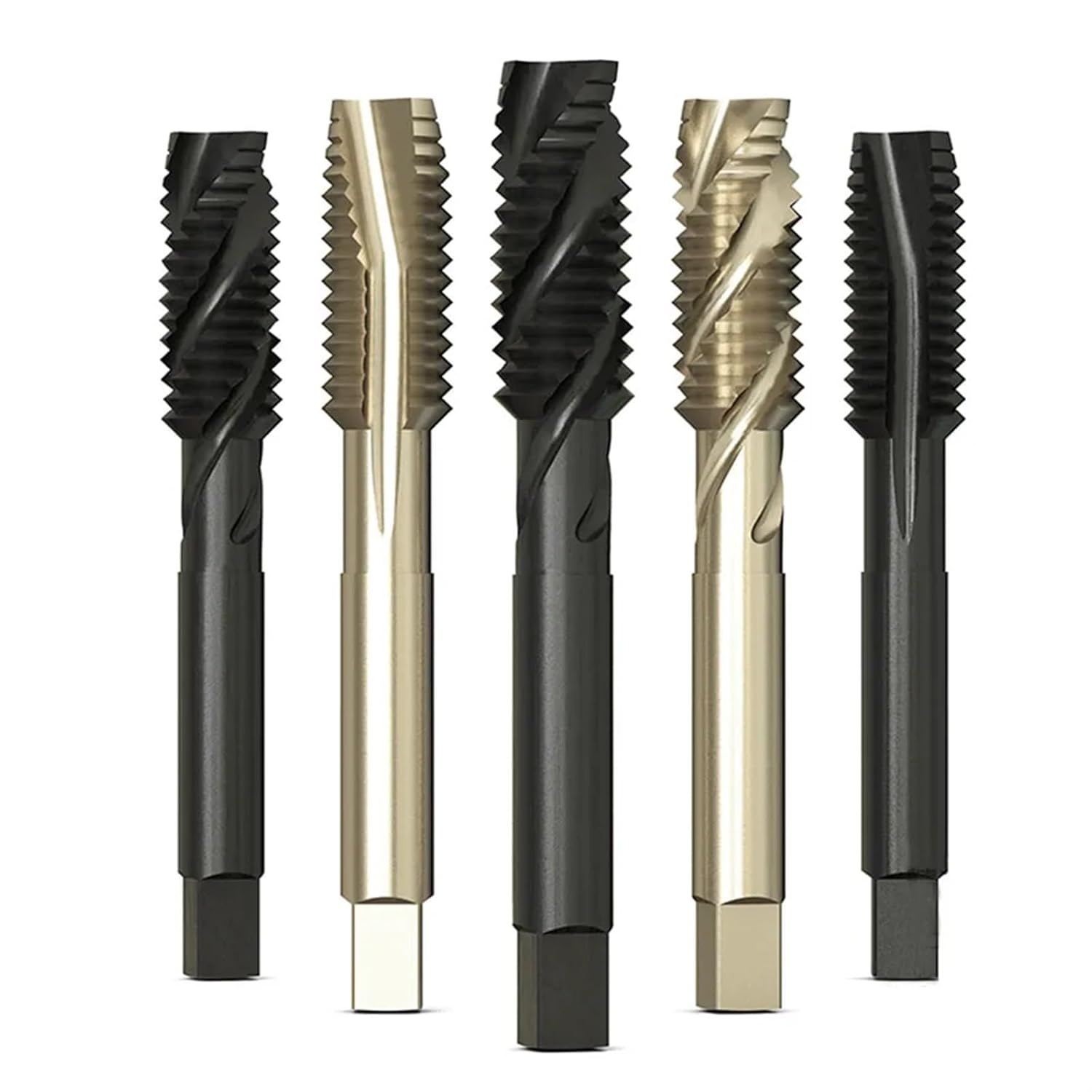 CNC Lathe Machine with Cobalt-Containing Screw Tip Tap Tip Spiral Stainless Steel Special Tap Drill Bits M3 M4 M5 M6 M8 M10 M12 1Pcs(M8 x 1.25mm-01)
