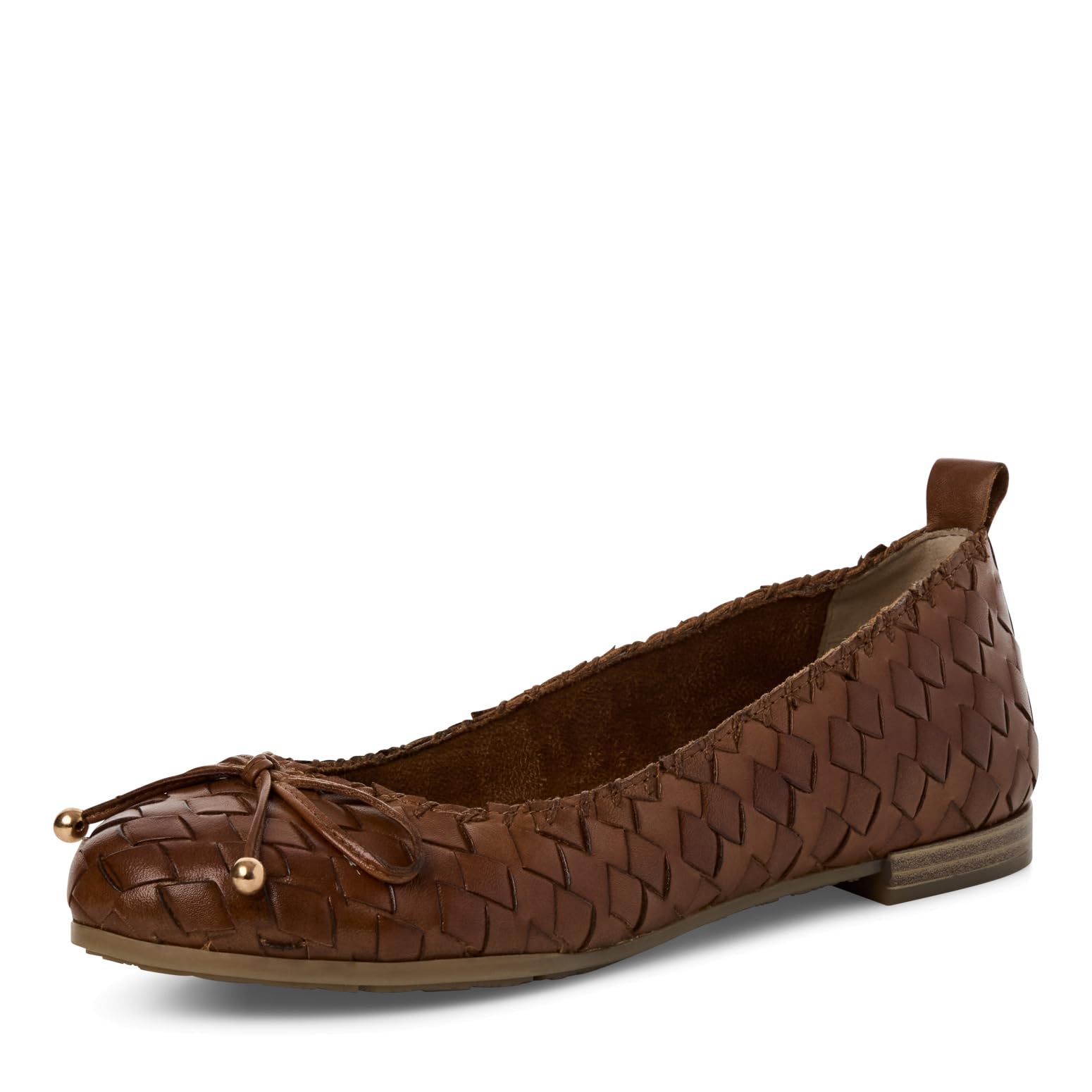 MARCO TOZZI Women's Damen Ballerinas 2-22101-44 Ballet Flat, Cognac, 4 UK
