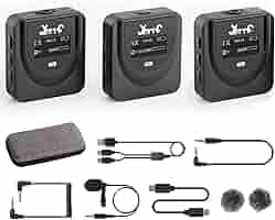 【YRIR】AIF&amp;MICセット Amazon.com: yerrf Wireless Lavalier Microphone System, 2.4