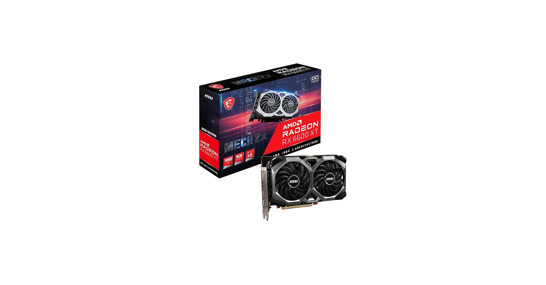 Amazon.com: MSI Gaming AMD Radeon RX 6600 XT 8GB GDDR6 128-bit