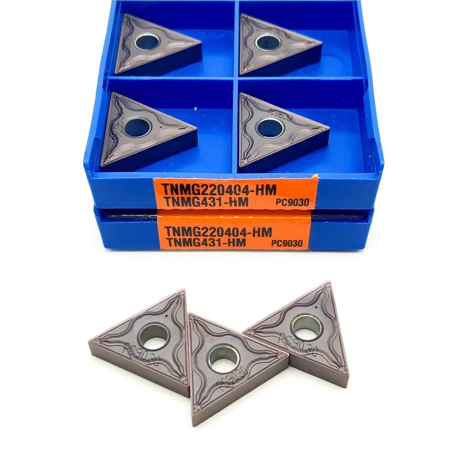 Herramientas De Corte Torneado Metal Con Inserto Carburo 10 Piezas(TNMG220404-HM NC3020)