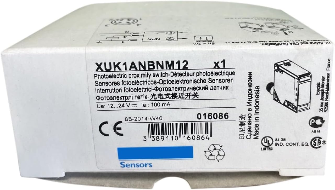 XUK1ANBNM12 Interrupteur Optique Réflexion Infrarouge Boîtier Neuf