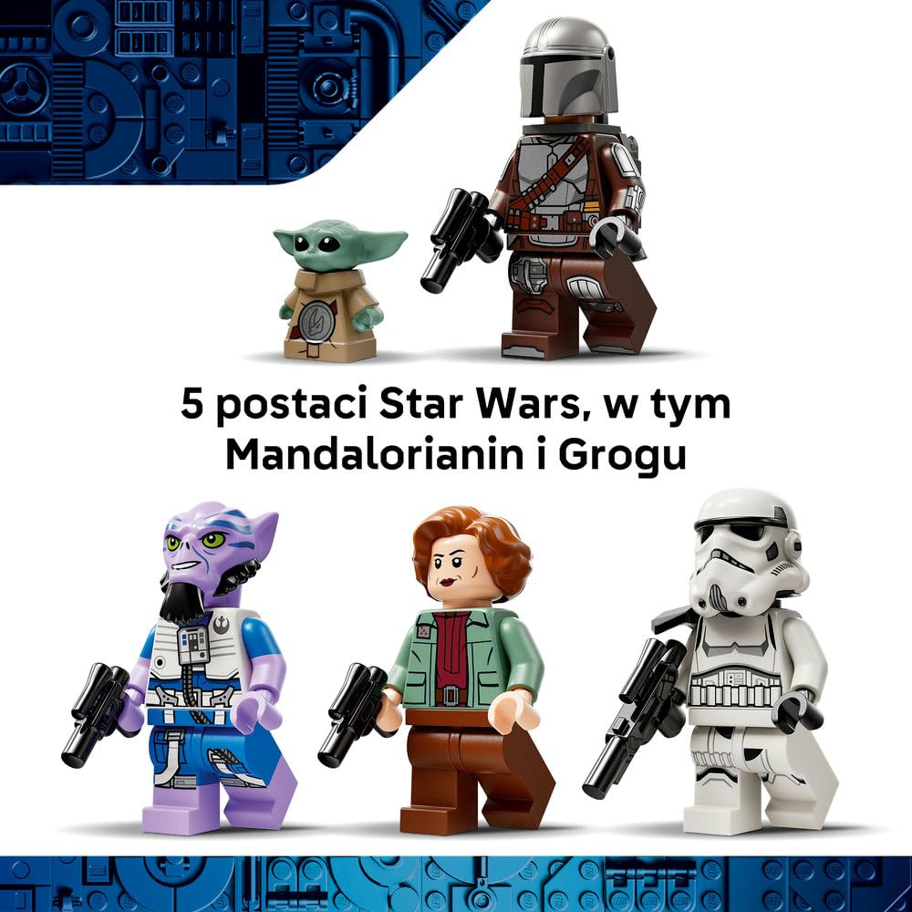LEGO Star Wars Brzeszczot 75447 | Statek kosmiczny, zabawka dla 10-latka, prezent Star Wars dla dzieci, klocki dla chłopca i dziewczynki, 930 elementów